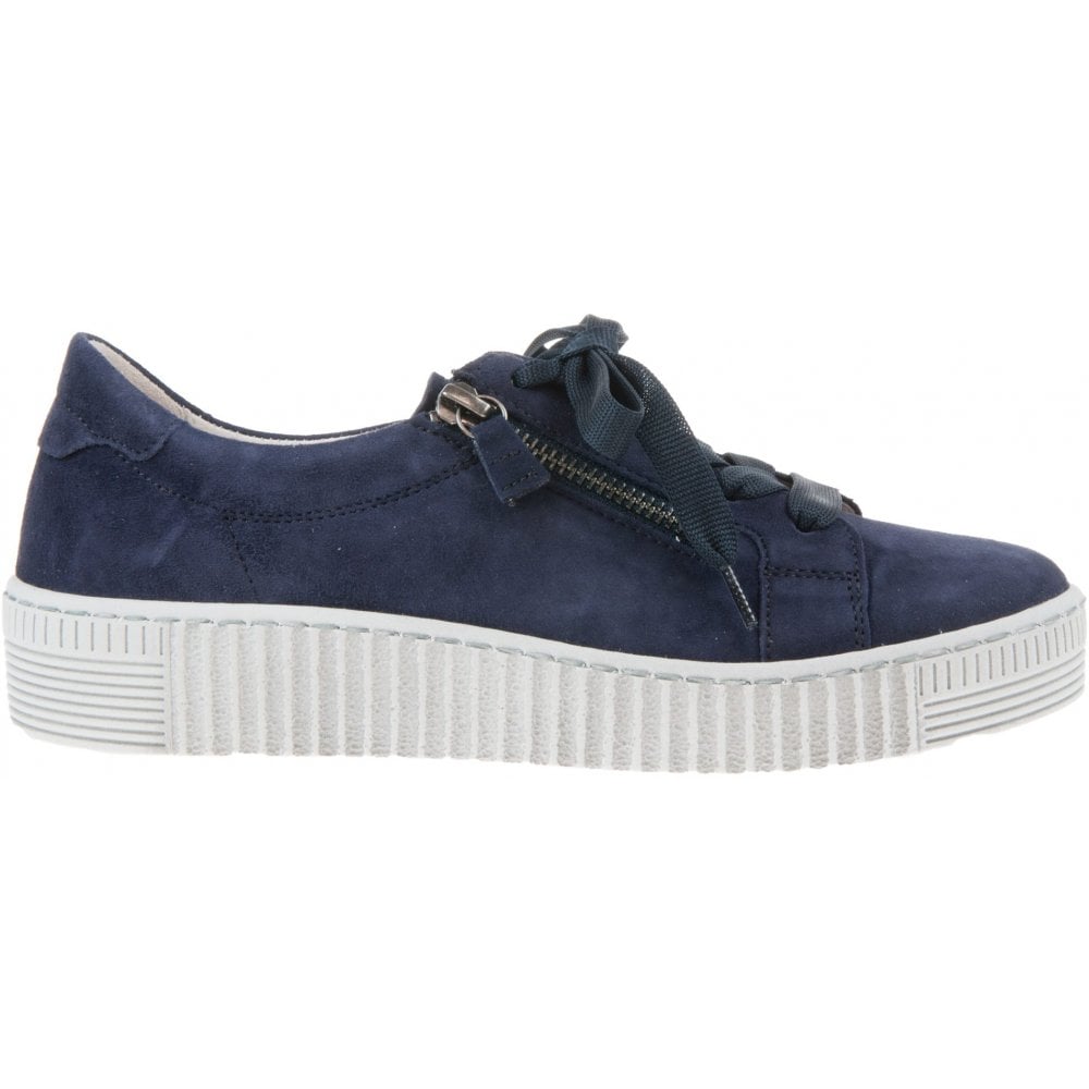 Gabor Wisdom 33.334 Casual Lace Up/Zip Shoe - Blue - image 002 |ww_colour=blue|ww_order=002|