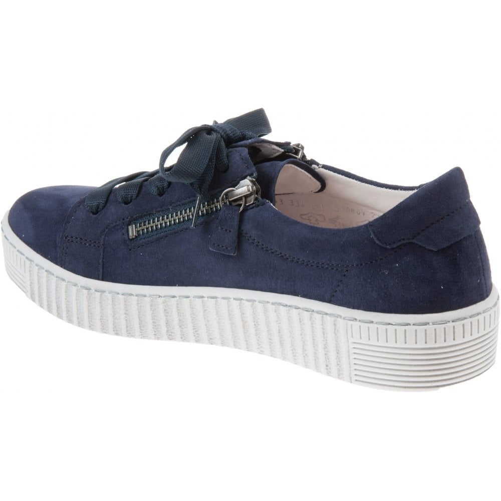 Gabor Wisdom 33.334 Casual Lace Up/Zip Shoe - Blue - image 004 |ww_colour=blue|ww_order=004|