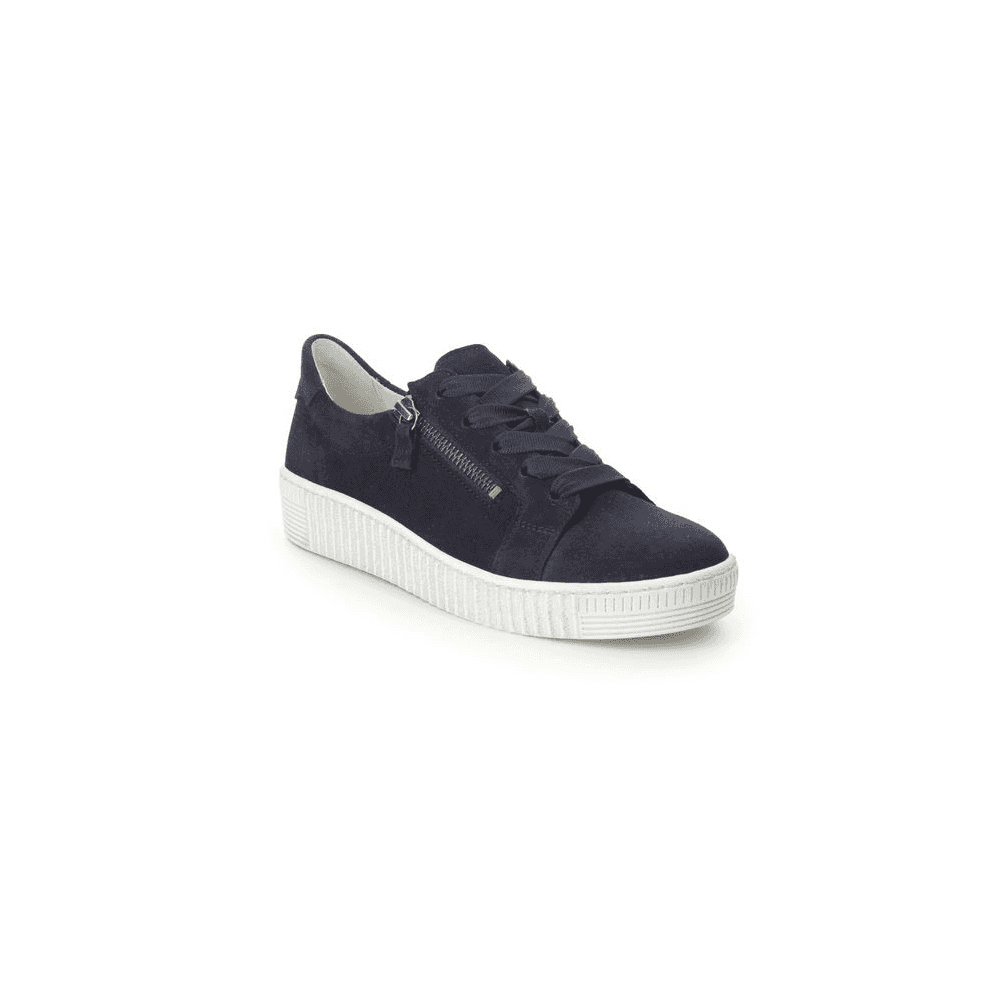 Gabor Wisdom 33.334 Casual Lace Up/Zip Shoe - Blue - image 001 |ww_colour=blue|ww_order=001|