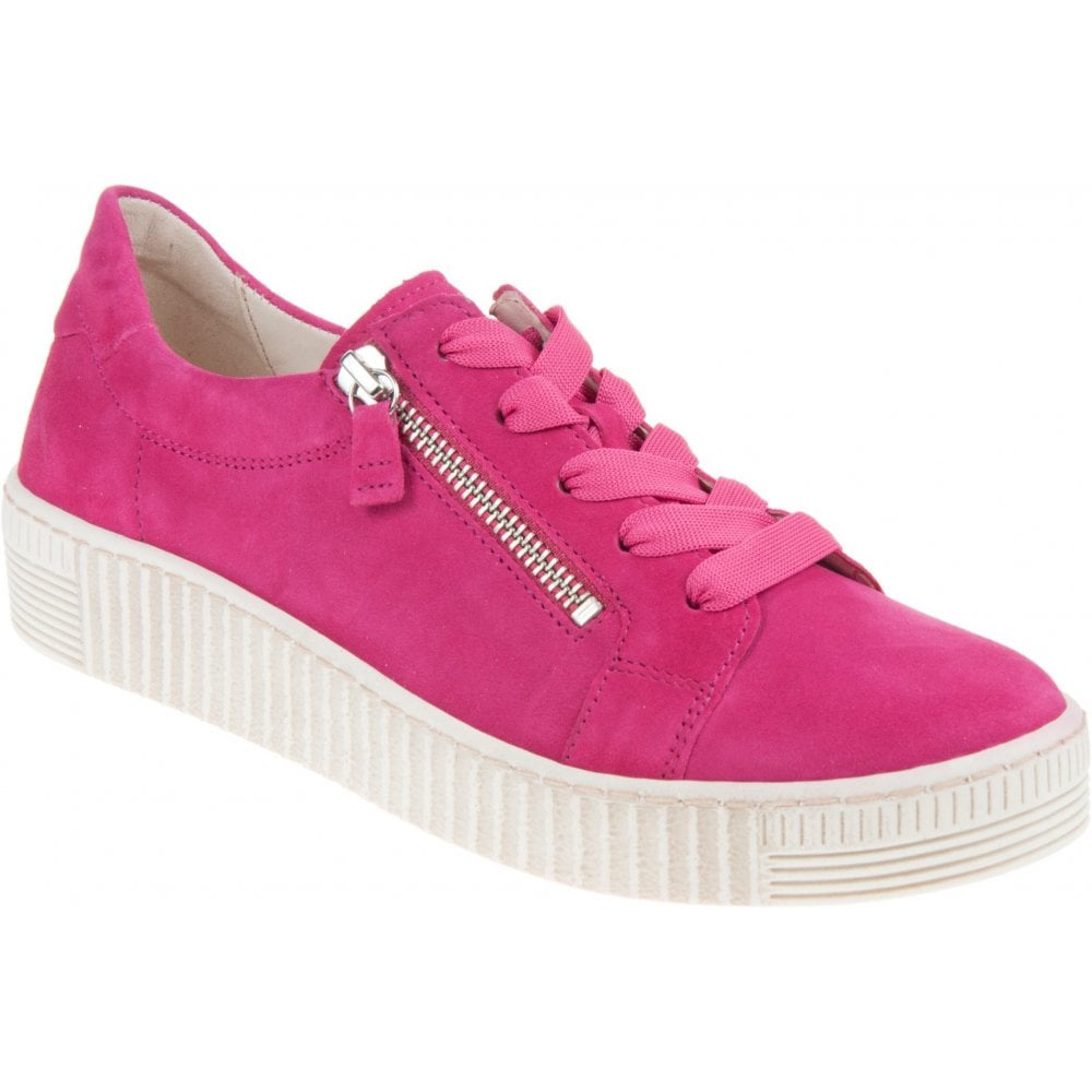 Gabor Wisdom 33.334 Casual Lace Up/Zip Shoe - Pink - image 001 |ww_colour=pink|ww_order=001|