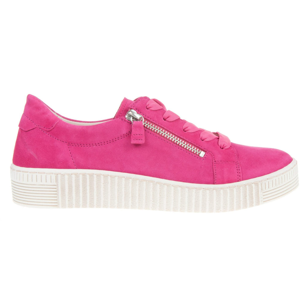 Gabor Wisdom 33.334 Casual Lace Up/Zip Shoe - Pink - image 002 |ww_colour=pink|ww_order=002|