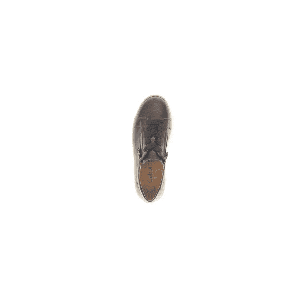 Gabor Wisdom 33.334 Casual Lace Up/Zip Shoe - Bronze - image 005 |ww_colour=bronze|ww_order=005|