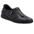 Rieker 47264 Water-resistant slip-on/zip shoe - Black - image 001 |ww_colour=black|ww_order=001|