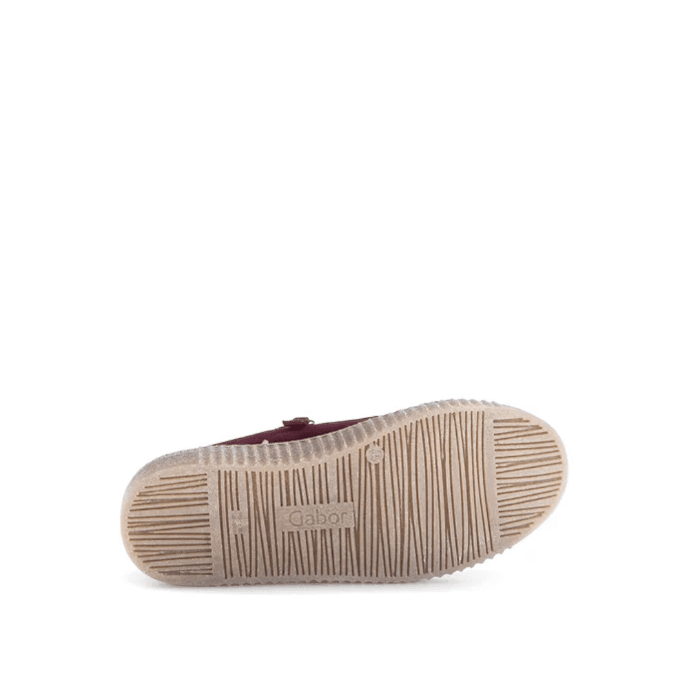Gabor Wisdom 33.334 Casual Lace Up/Zip Shoe - Bordeaux Suede - image 004 |ww_colour=bordeaux-suede|ww_order=004|