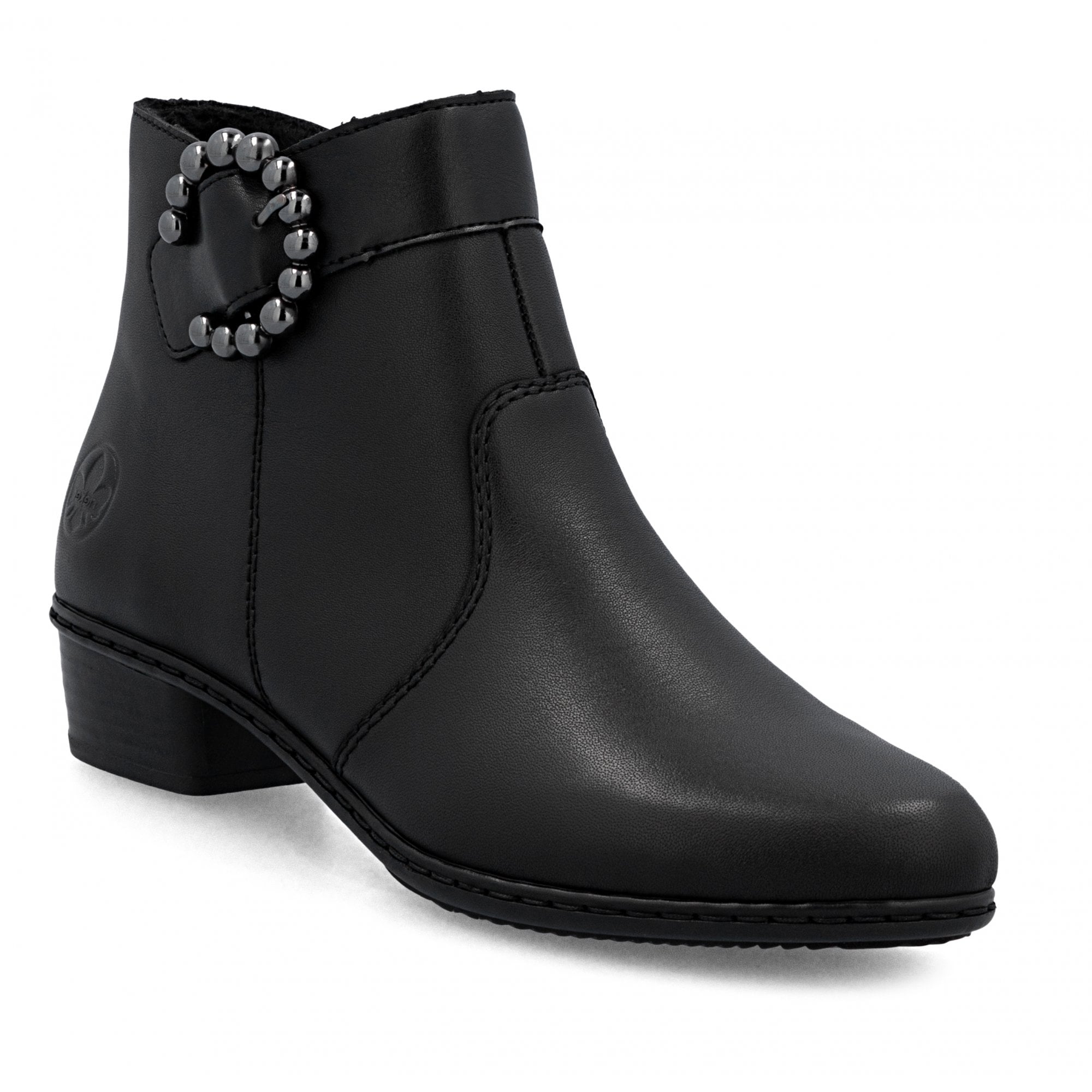 Rieker Y0797 Zip Up Boot - Black - image 001 |ww_colour=black|ww_order=001|