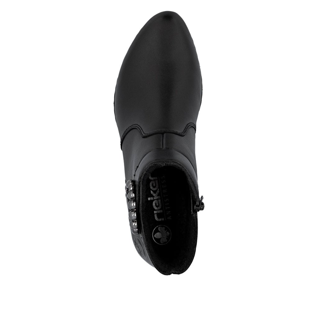 Rieker Y0797 Zip Up Boot - Black - image 009 |ww_colour=black|ww_order=009|