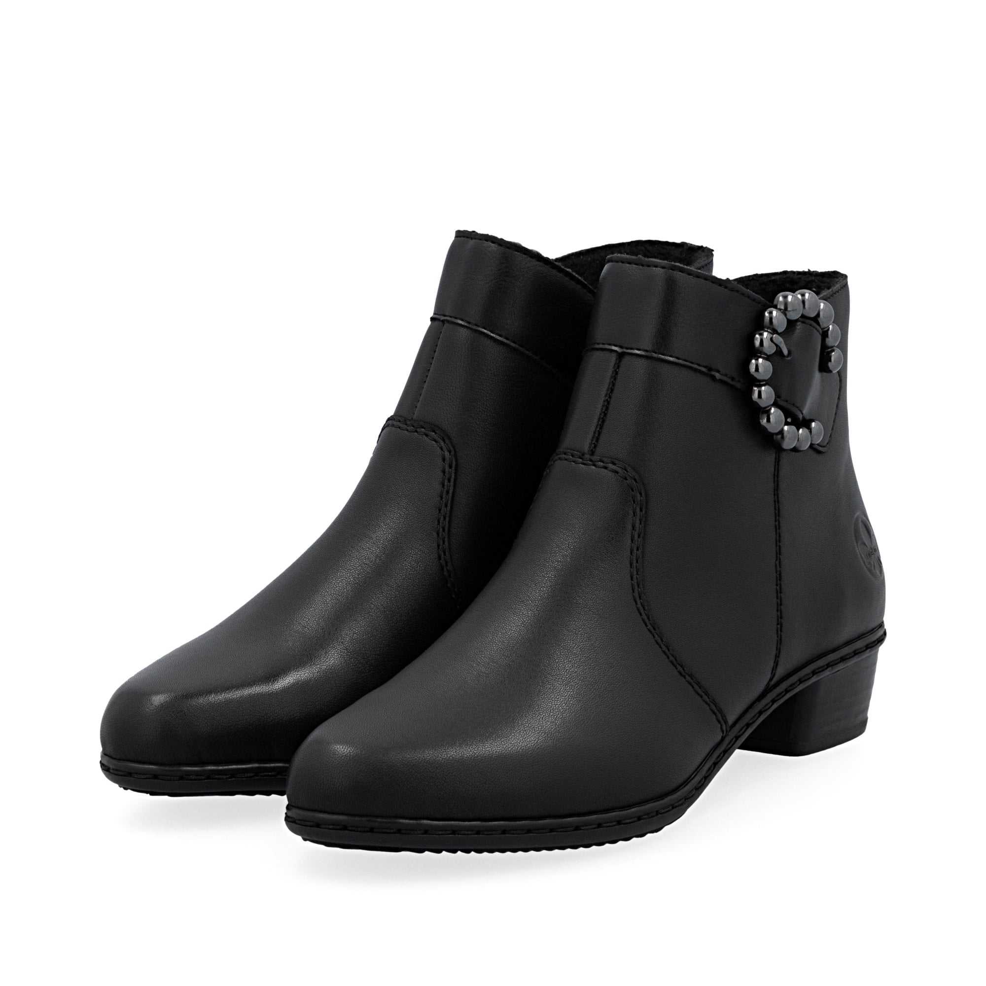 Rieker Y0797 Zip Up Boot - Black - image 010 |ww_colour=black|ww_order=010|