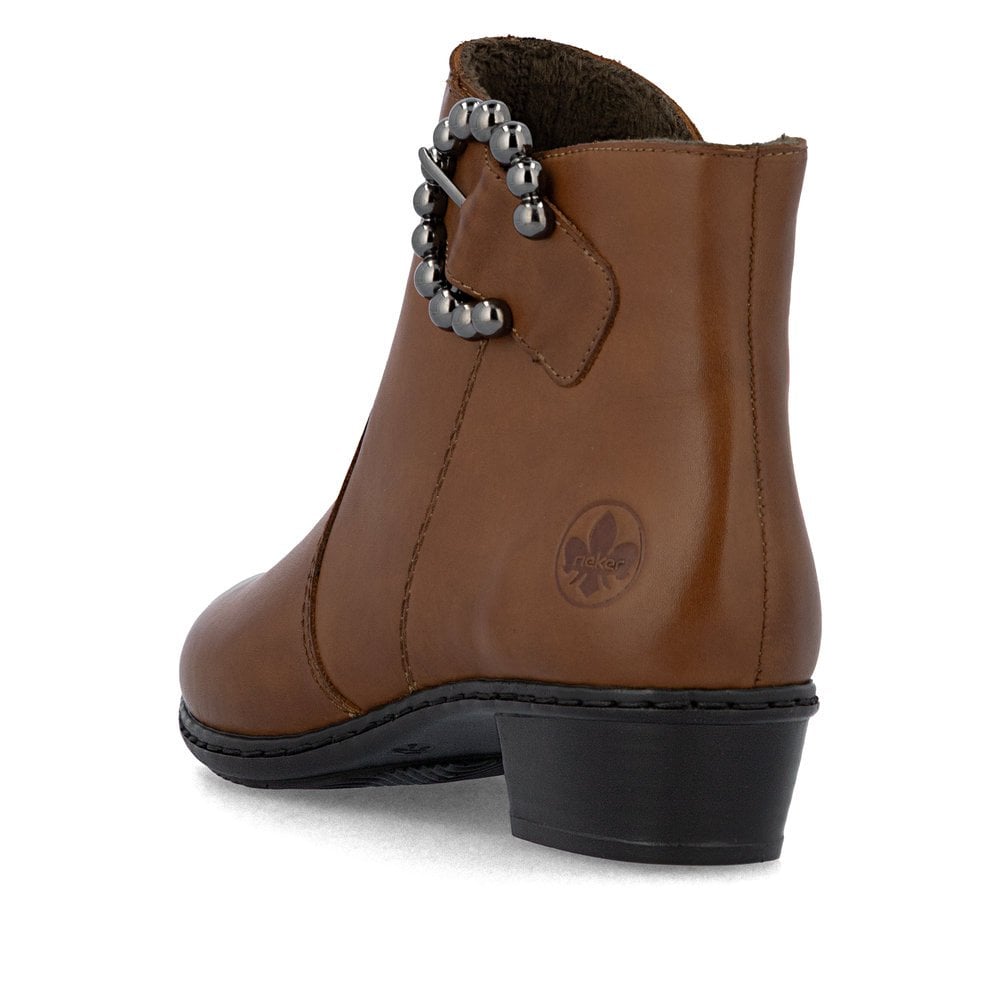 Rieker Y0797 Zip Up Boot - Tan - image 006 |ww_colour=tan|ww_order=006|