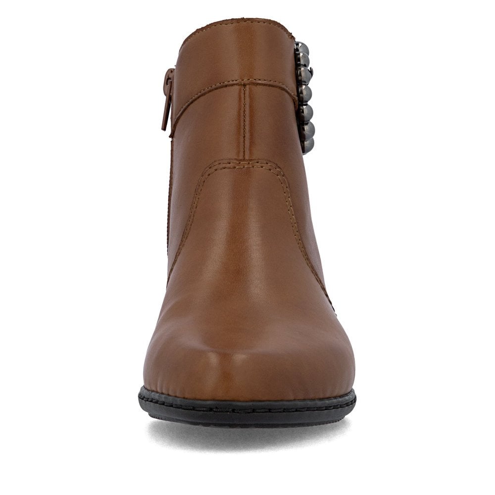 Rieker Y0797 Zip Up Boot - Tan - image 011 |ww_colour=tan|ww_order=011|
