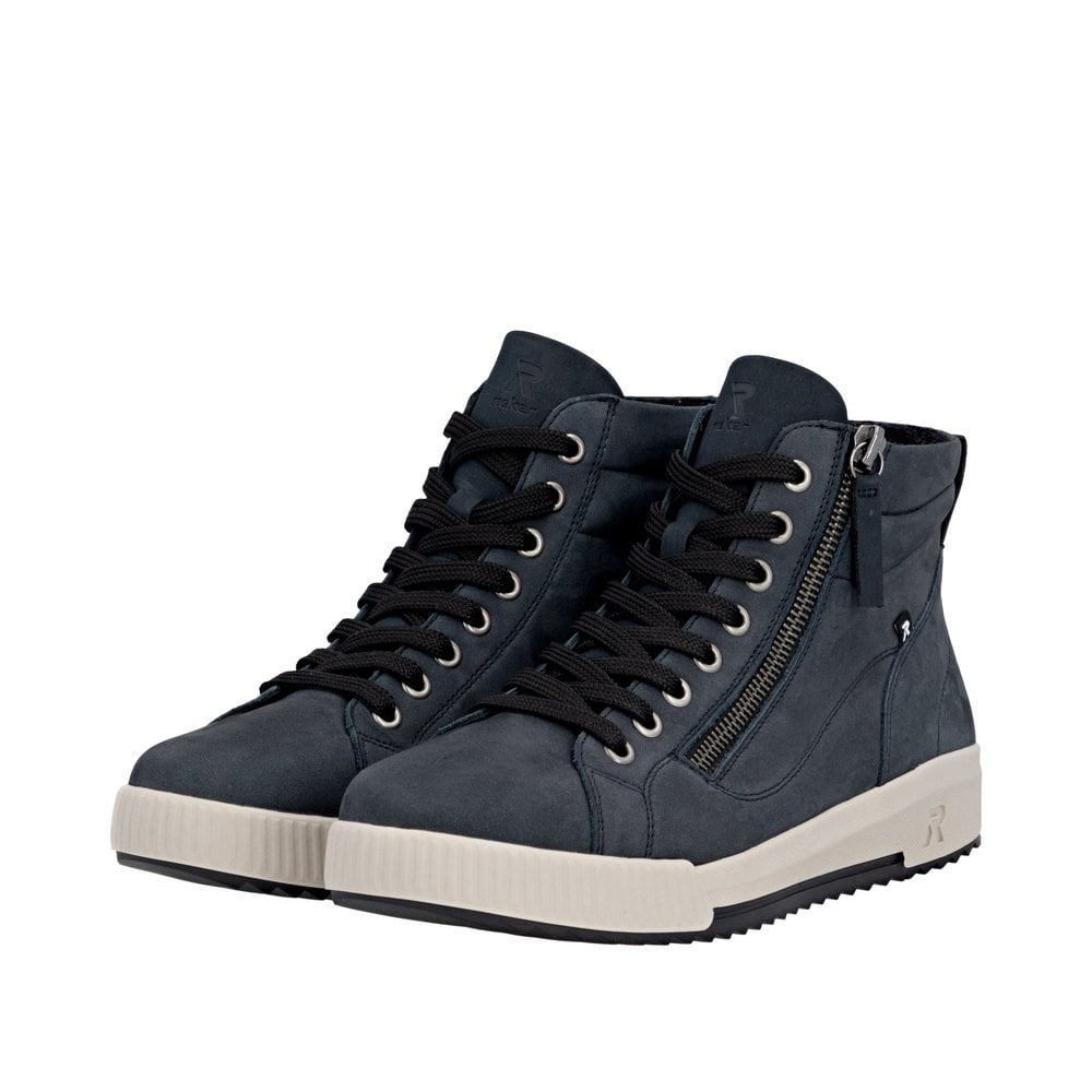 Rieker W0164 Lace/Zip up Ankle Boot - Blue - image 009 |ww_colour=blue|ww_order=009|