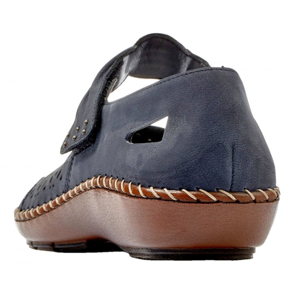 Rieker Cindy Bar Shoe - Dark Blue - image 003 |ww_colour=dark-blue|ww_order=003|