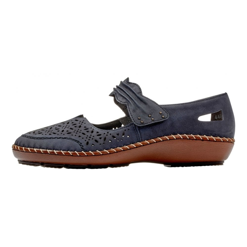 Rieker Cindy Bar Shoe - Dark Blue - image 005 |ww_colour=dark-blue|ww_order=005|