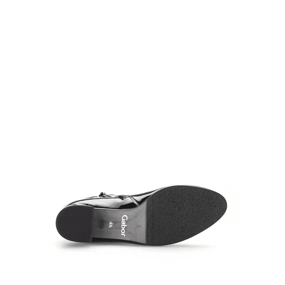 Gabor Abbey Zip Up Ankle Boot - Black Pat - image 002 |ww_colour=black-pat|ww_order=002|