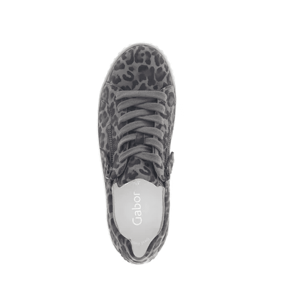 Gabor Dolly Lace/Zip Up Trainers - Grey - image 006 |ww_colour=grey|ww_order=006|