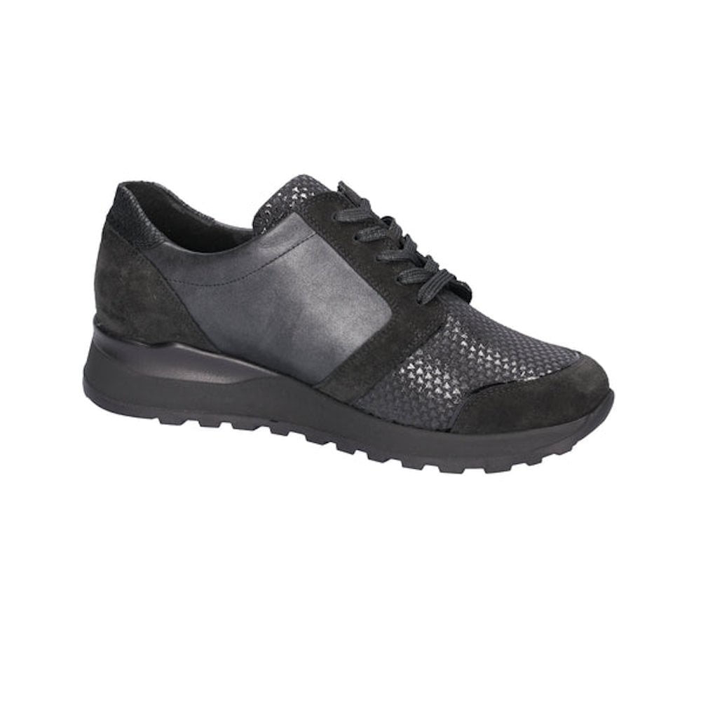 Waldlaufer Hiroko Lace Up & Zip Fastening - Black - image 003 |ww_colour=black|ww_order=003|