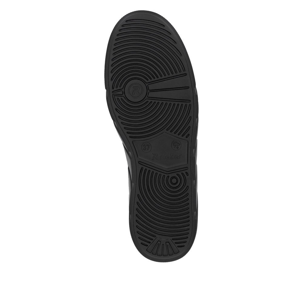 Rieker W2605 Lace Up/Zip trainer - Black - image 003 |ww_colour=black|ww_order=003|