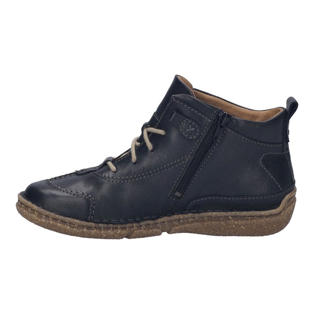 Josef Seibel Neele 52 Lace/Zip Up Ankle Boot - Schwarz - image 003 |ww_colour=schwarz|ww_order=003|