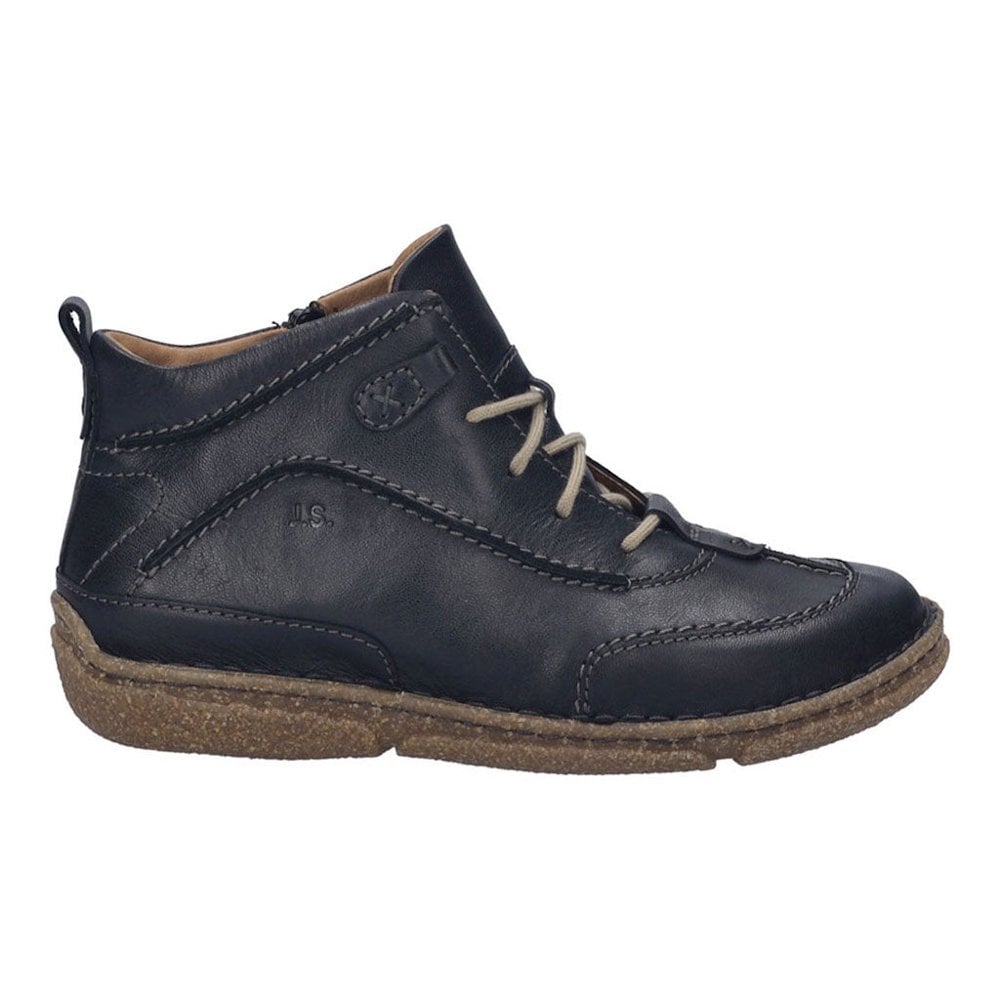 Josef Seibel Neele 52 Lace/Zip Up Ankle Boot - Schwarz - image 004 |ww_colour=schwarz|ww_order=004|