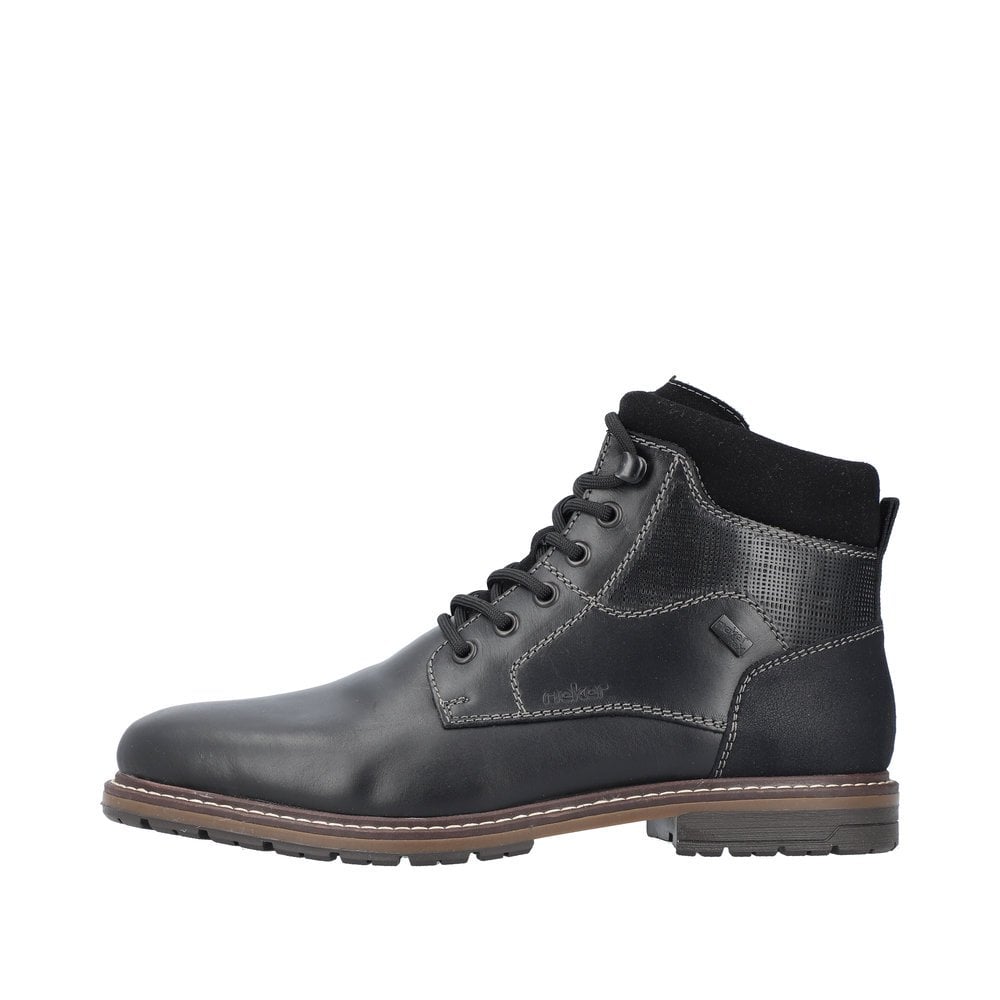 Rieker 13740 Lace & Zip Up Ankle Boot - Black - image 005 |ww_colour=black|ww_order=005|