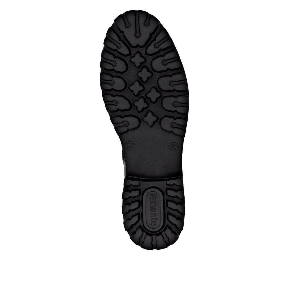Remonte D8656 Zip/Lace-up boot - Black - image 002 |ww_colour=black|ww_order=002|