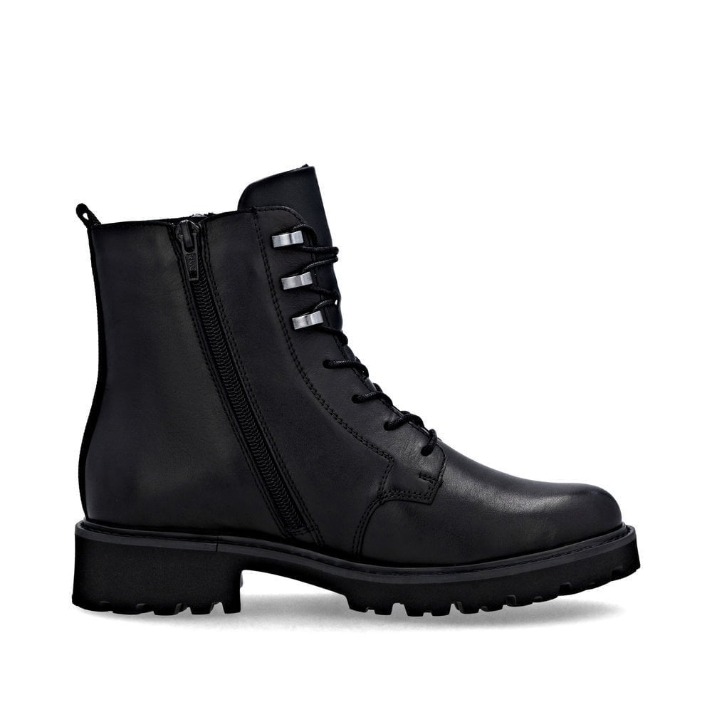 Remonte D8656 Zip/Lace-up boot - Black - image 007 |ww_colour=black|ww_order=007|