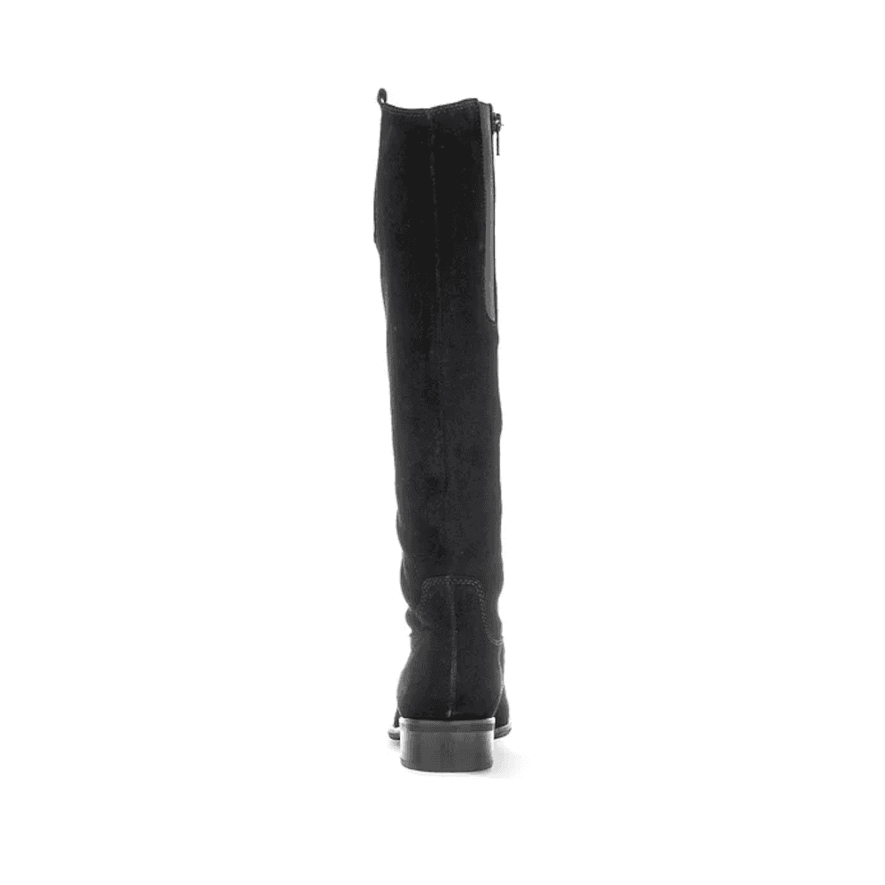 Gabor Brook EXTRA SLIM Fit Calf Long Boots XS - Black Suede - image 003 |ww_colour=black-suede|ww_order=003|