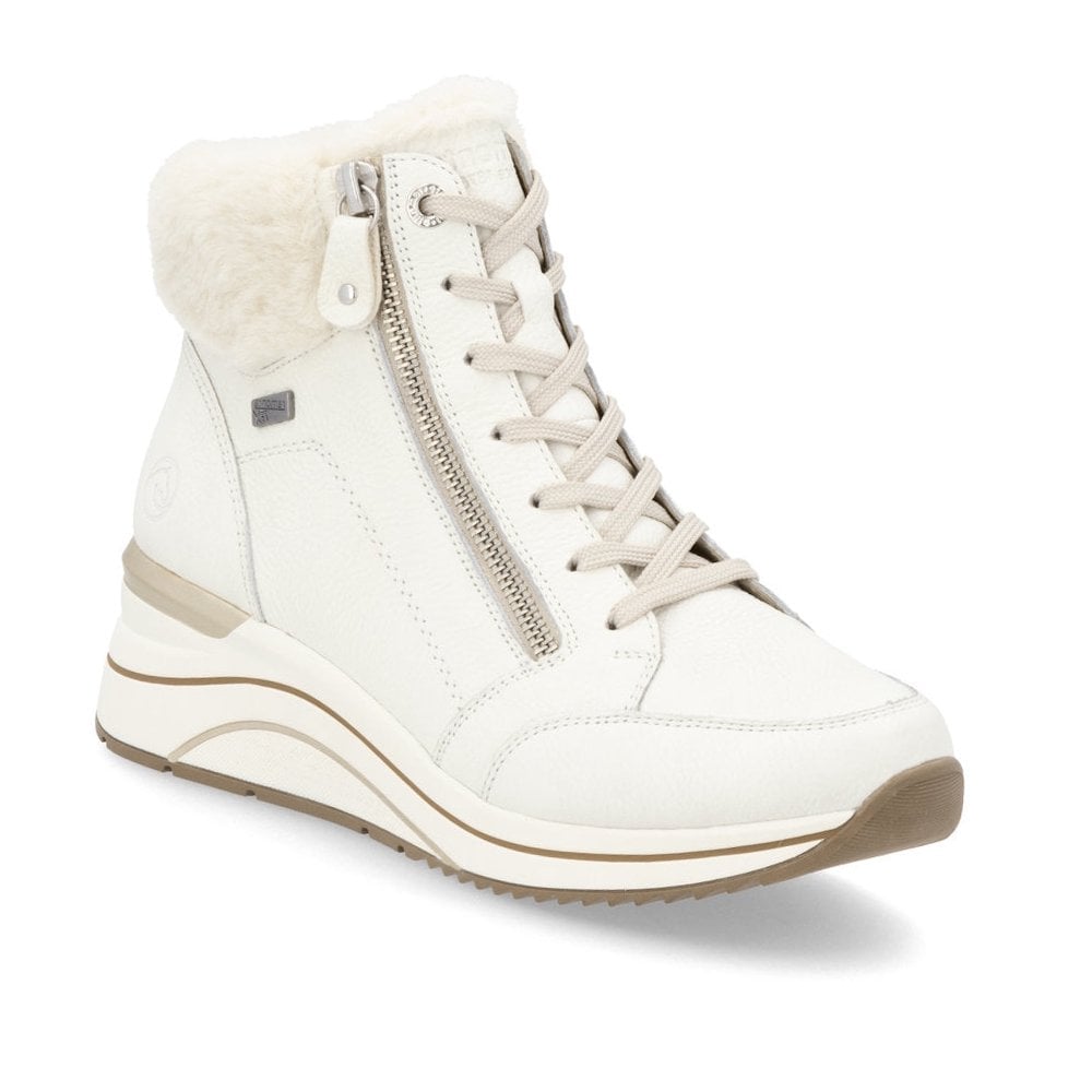 Remonte DOT77 Wide Fit Tex Lambswool Lined Boot - White - image 001 |ww_colour=white|ww_order=001|