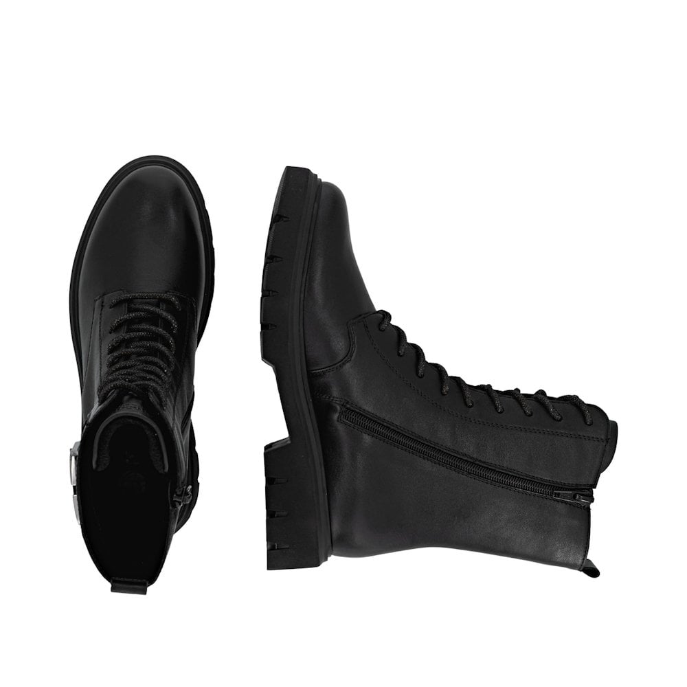 Remonte D1W82 Zip or Lace/Zip Boot - Black - image 003 |ww_colour=black|ww_order=003|