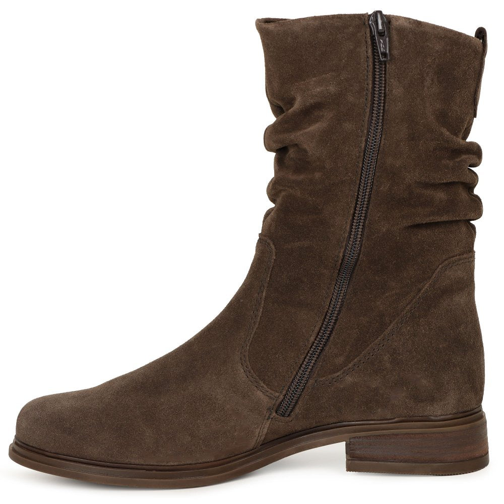 Gabor 8040.02.003 Hodie English Brown Suede Calf Length Boot