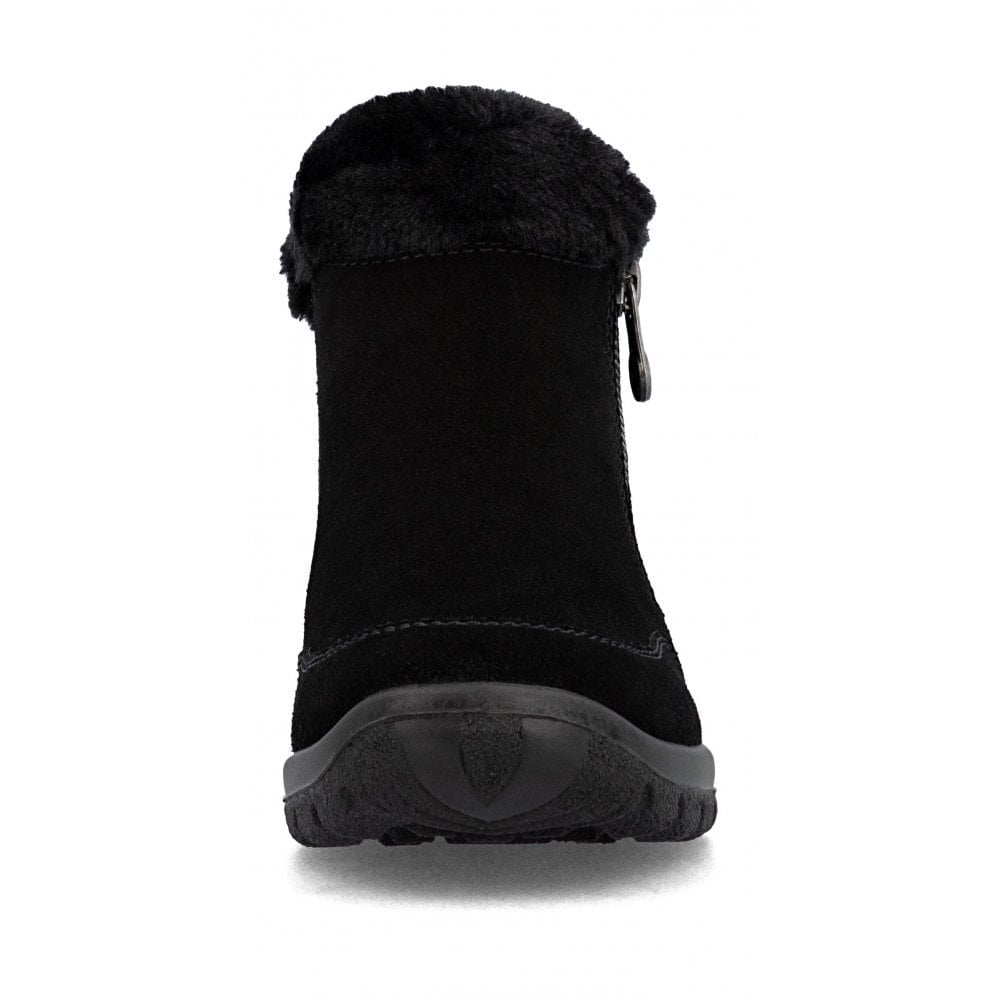 Rieker L7188 Zip Up Water Resistant Ankle Boot - Black - image 003 |ww_colour=black|ww_order=003|