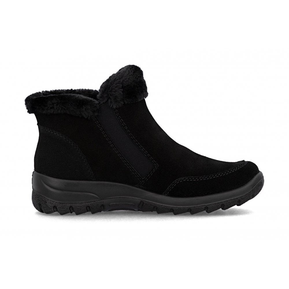 Rieker L7188 Zip Up Water Resistant Ankle Boot - Black - image 006 |ww_colour=black|ww_order=006|