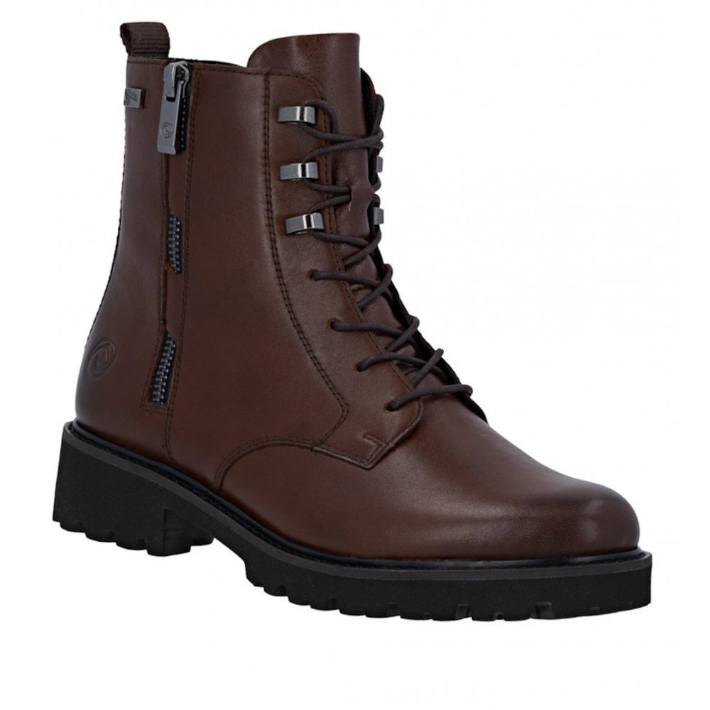 Remonte D8656 Zip/Lace-up boot - Brown - image 001 |ww_colour=brown|ww_order=001|