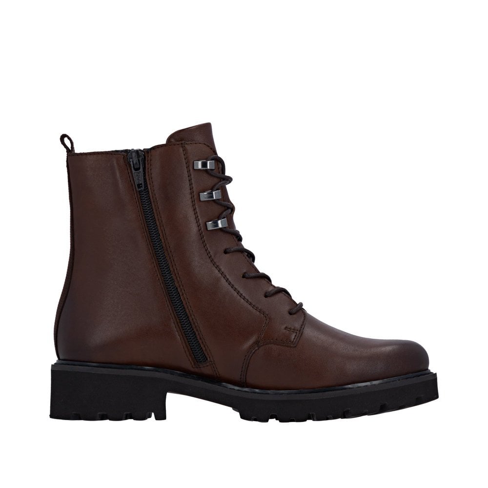Remonte D8656 Zip/Lace-up boot - Brown - image 003 |ww_colour=brown|ww_order=003|