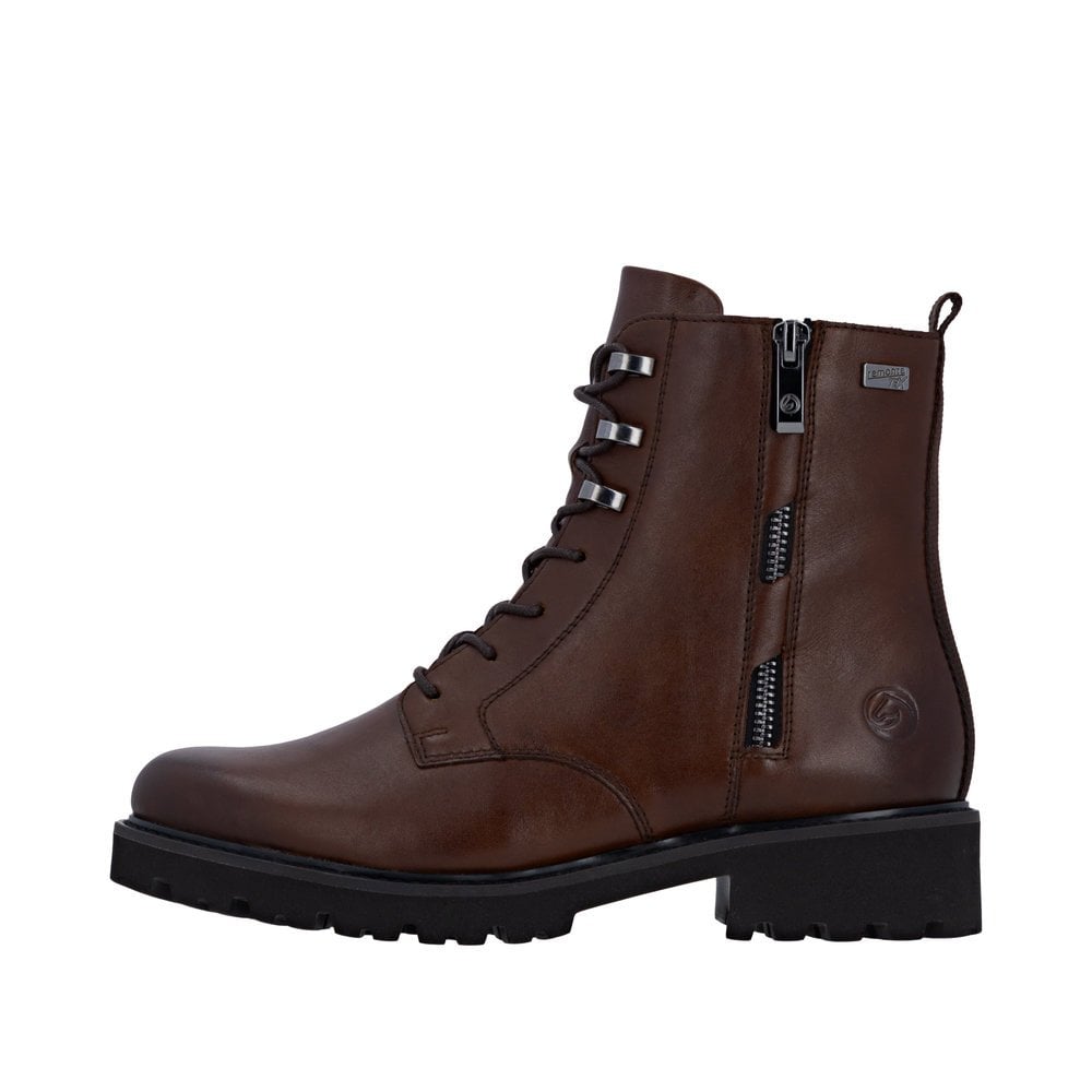 Remonte D8656 Zip/Lace-up boot - Brown - image 005 |ww_colour=brown|ww_order=005|