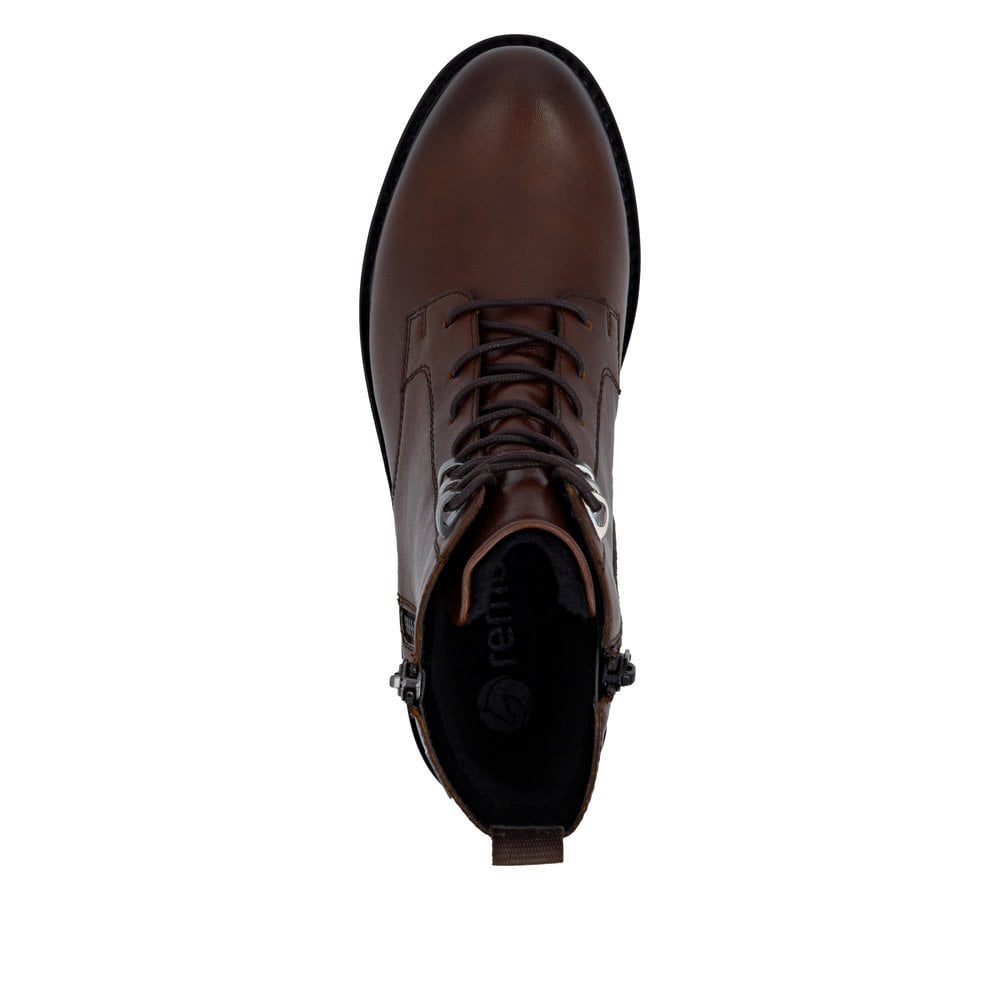 Remonte D8656 Zip/Lace-up boot - Brown - image 008 |ww_colour=brown|ww_order=008|