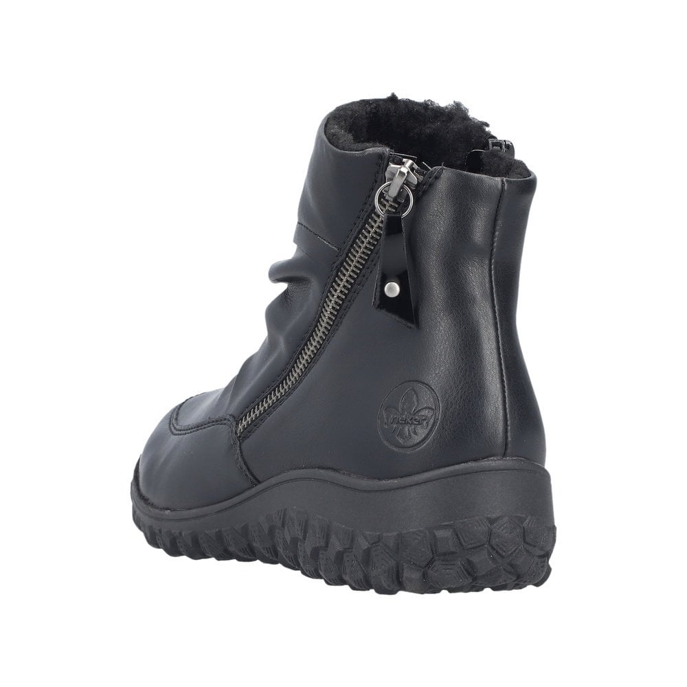 Rieker 59585 Dual Zip Ankle Boot - Black - image 002 |ww_colour=black|ww_order=002|