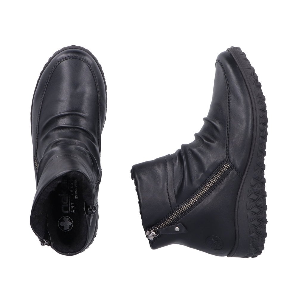 Rieker 59585 Dual Zip Ankle Boot - Black - image 005 |ww_colour=black|ww_order=005|