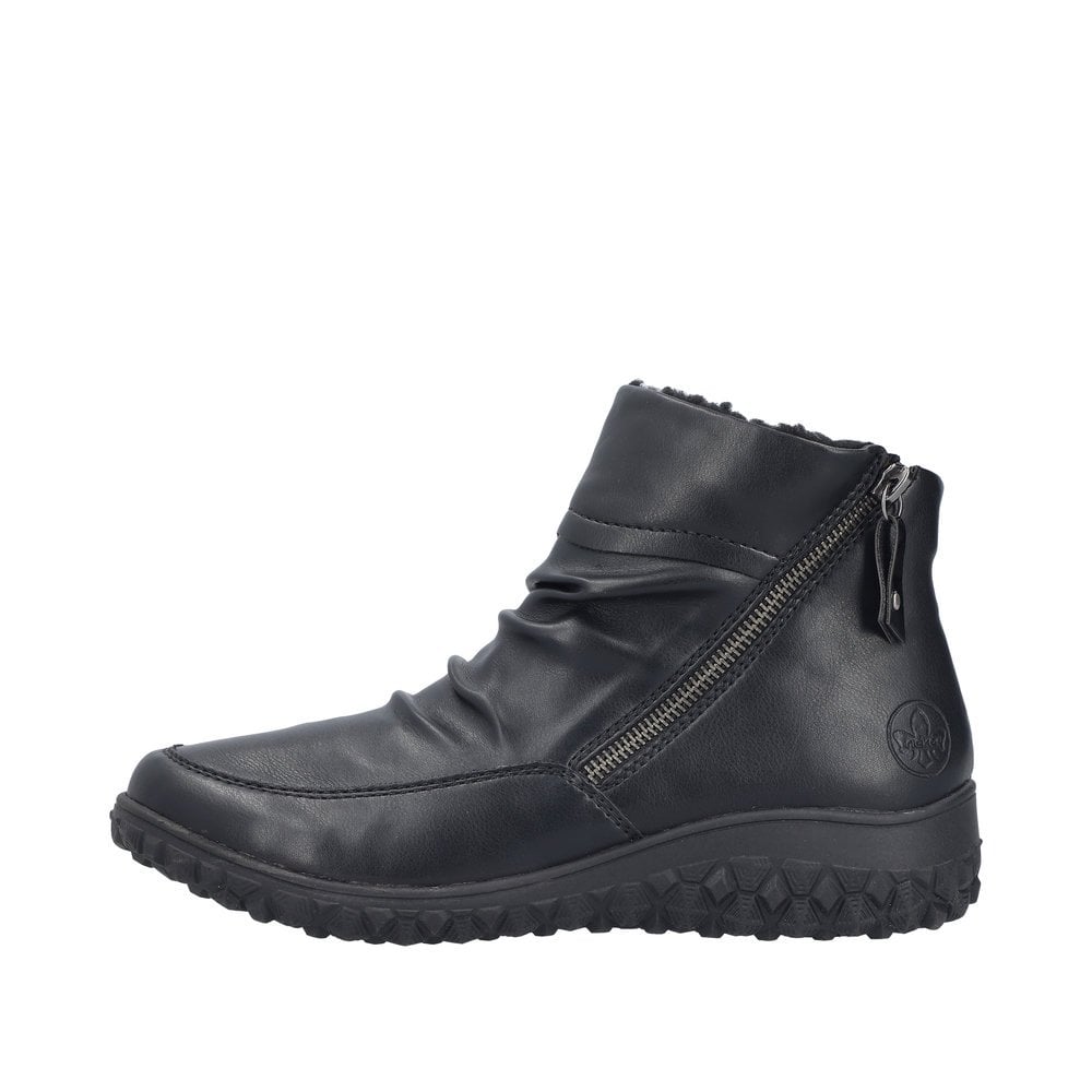 Rieker 59585 Dual Zip Ankle Boot - Black - image 008 |ww_colour=black|ww_order=008|