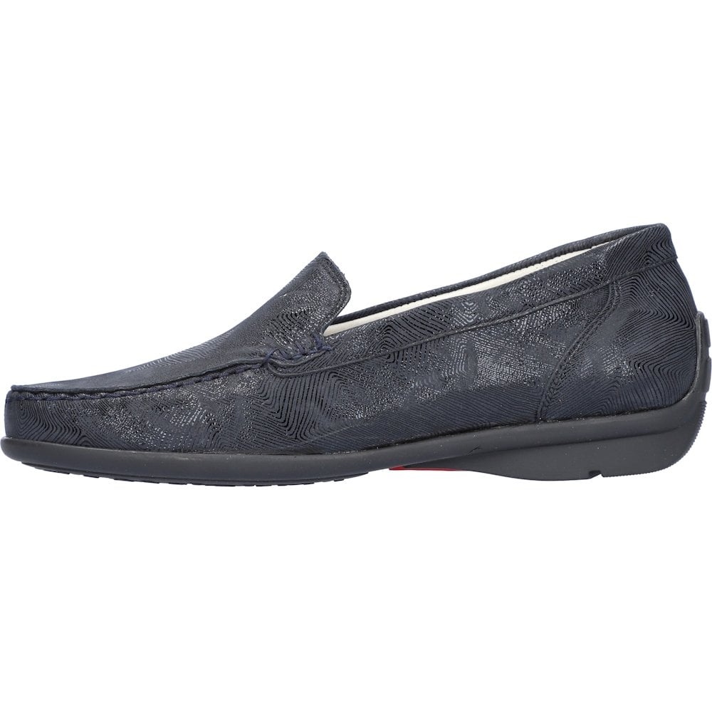 Waldlaufer Harriet Wide Fit Moccasin Shoe - Schwarz - image 002 |ww_colour=schwarz|ww_order=002|