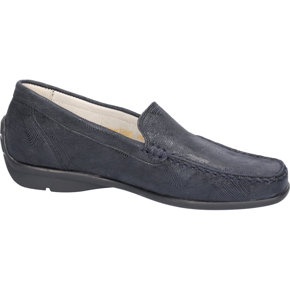 Waldlaufer Harriet Wide Fit Moccasin Shoe - Schwarz - image 004 |ww_colour=schwarz|ww_order=004|