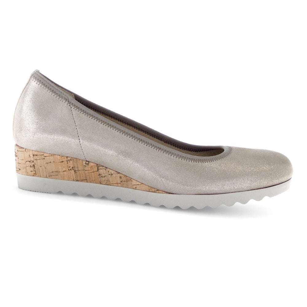 Gabor Epworth Wedge Ballerina - Silk - image 001 |ww_colour=silk|ww_order=001|