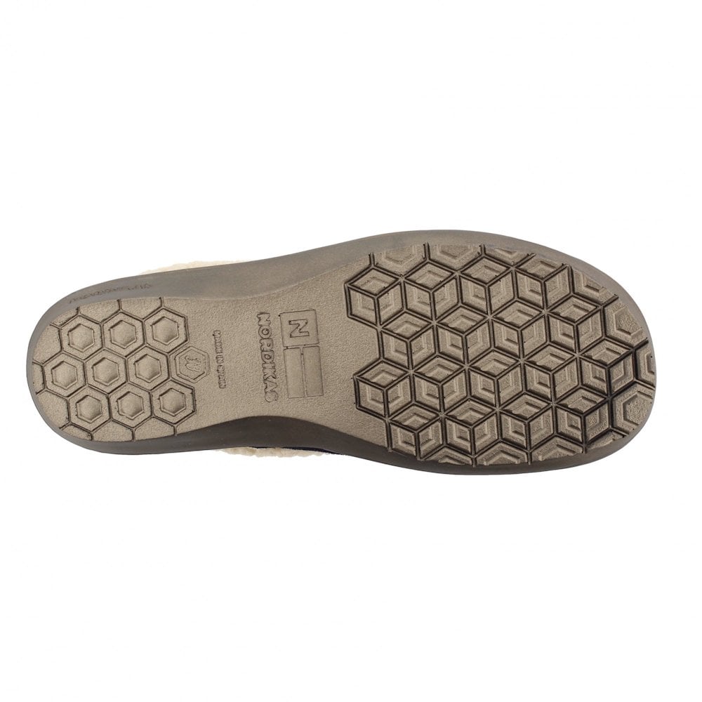 Nordikas Womens 1754 Full Suede Slipper - Marino - image 003 |ww_colour=marino|ww_order=003|