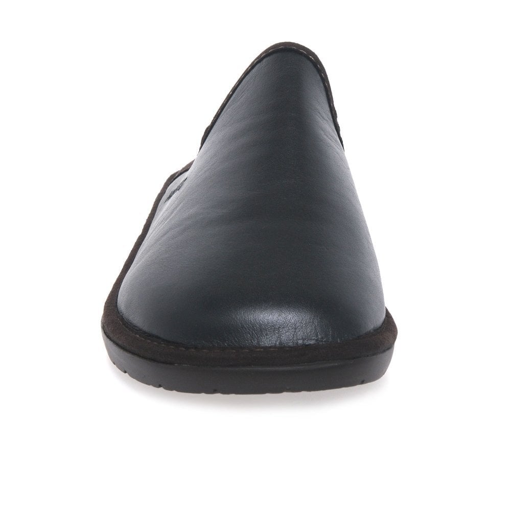 Nordikas Mens 131 Mule Leather Slipper - Negro/Black - image 005 |ww_colour=negro-black|ww_order=005|