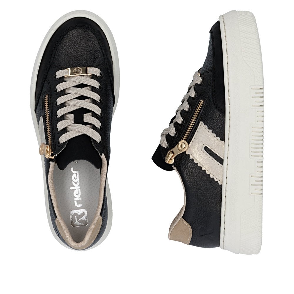 Rieker M1912 Zip shoe - Black - image 006 |ww_colour=black|ww_order=006|
