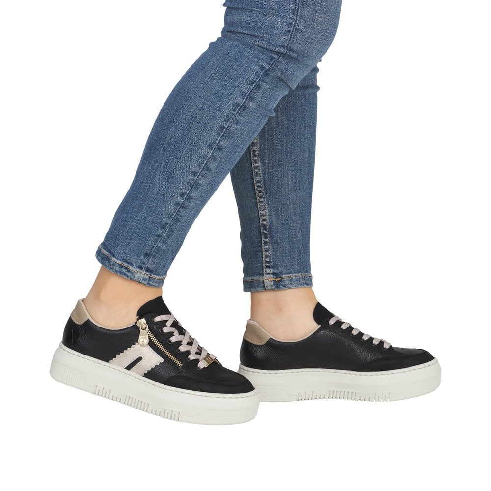 Rieker M1912 Zip shoe - Black - image 007 |ww_colour=black|ww_order=007|