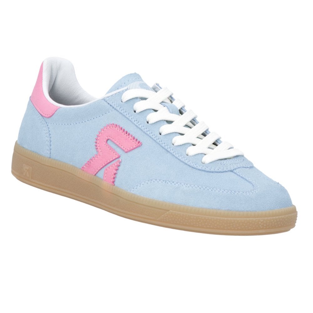 Rieker W2200 Lace Up Trainers - Blue - image 001 |ww_colour=blue|ww_order=001|
