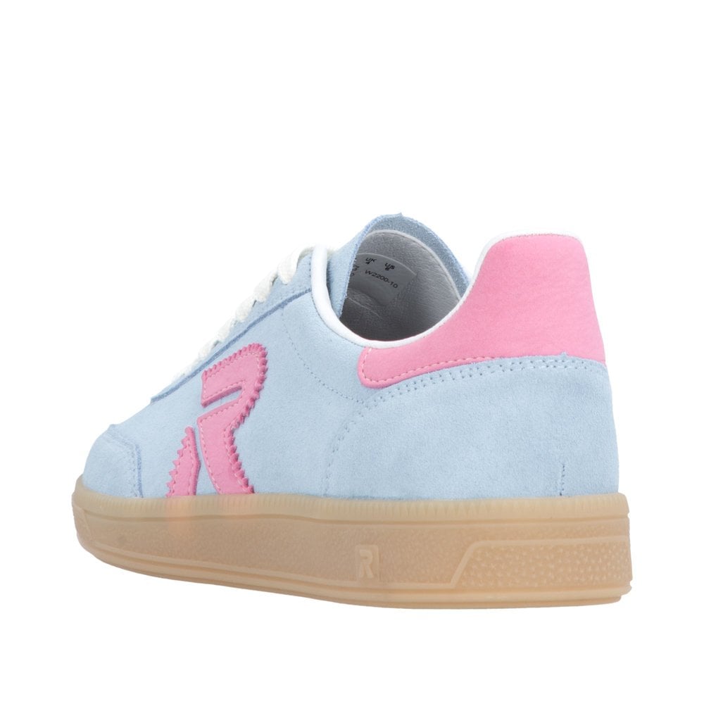 Rieker W2200 Lace Up Trainers - Blue - image 003 |ww_colour=blue|ww_order=003|