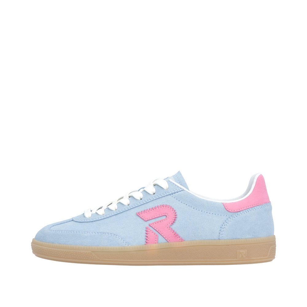 Rieker W2200 Lace Up Trainers - Blue - image 005 |ww_colour=blue|ww_order=005|