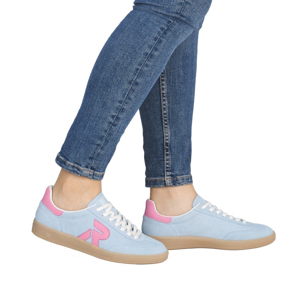 Rieker W2200 Lace Up Trainers - Blue - image 009 |ww_colour=blue|ww_order=009|