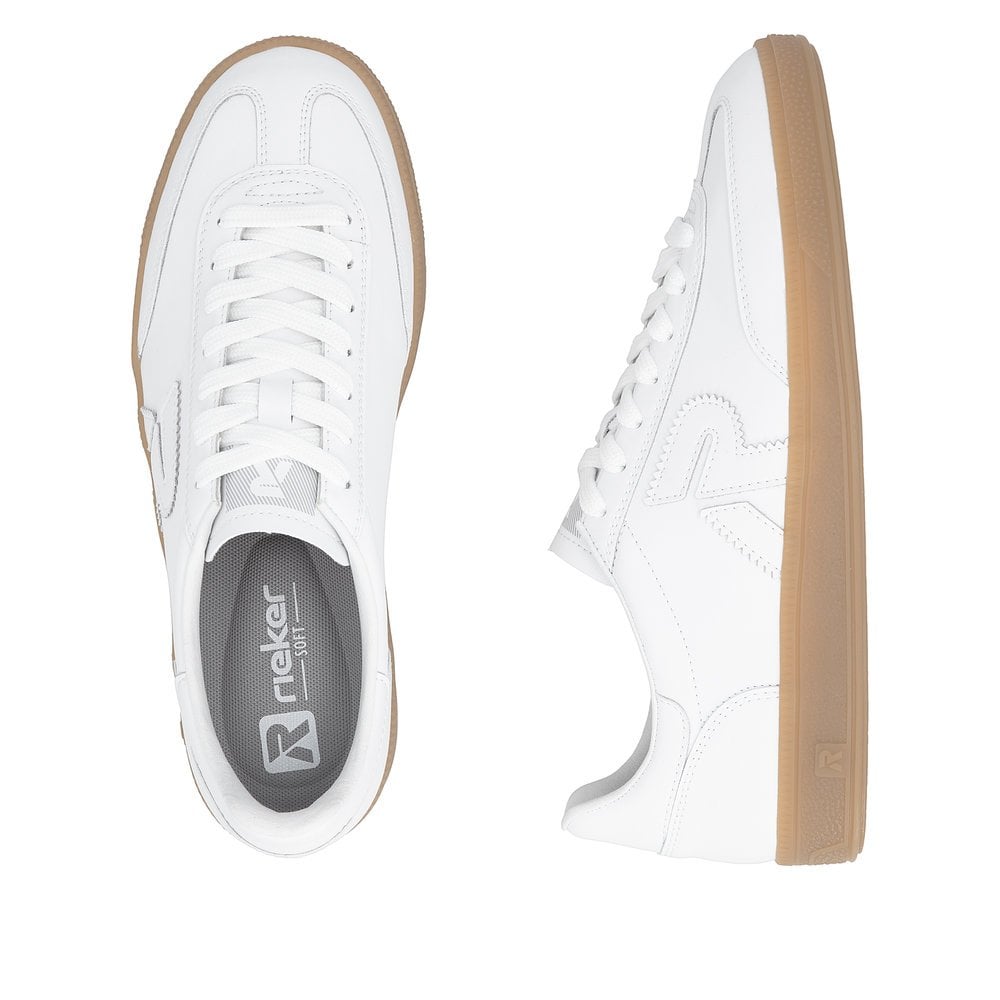 Rieker W2200 Lace Up Trainers - White - image 008 |ww_colour=white|ww_order=008|